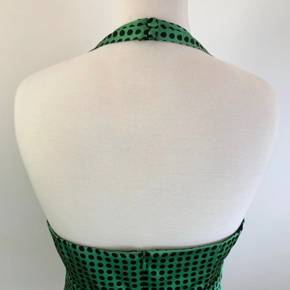 Nanette Lepore Silk Polka Dot Halter Top - Picture 6 of 11